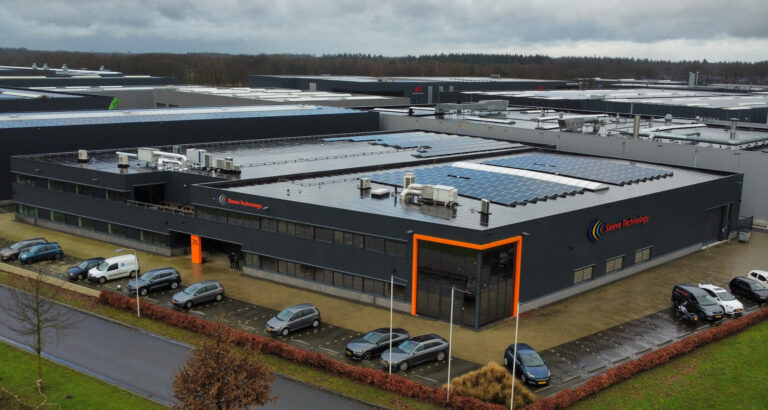 Aerial view of Sleeve Technology's headquarters